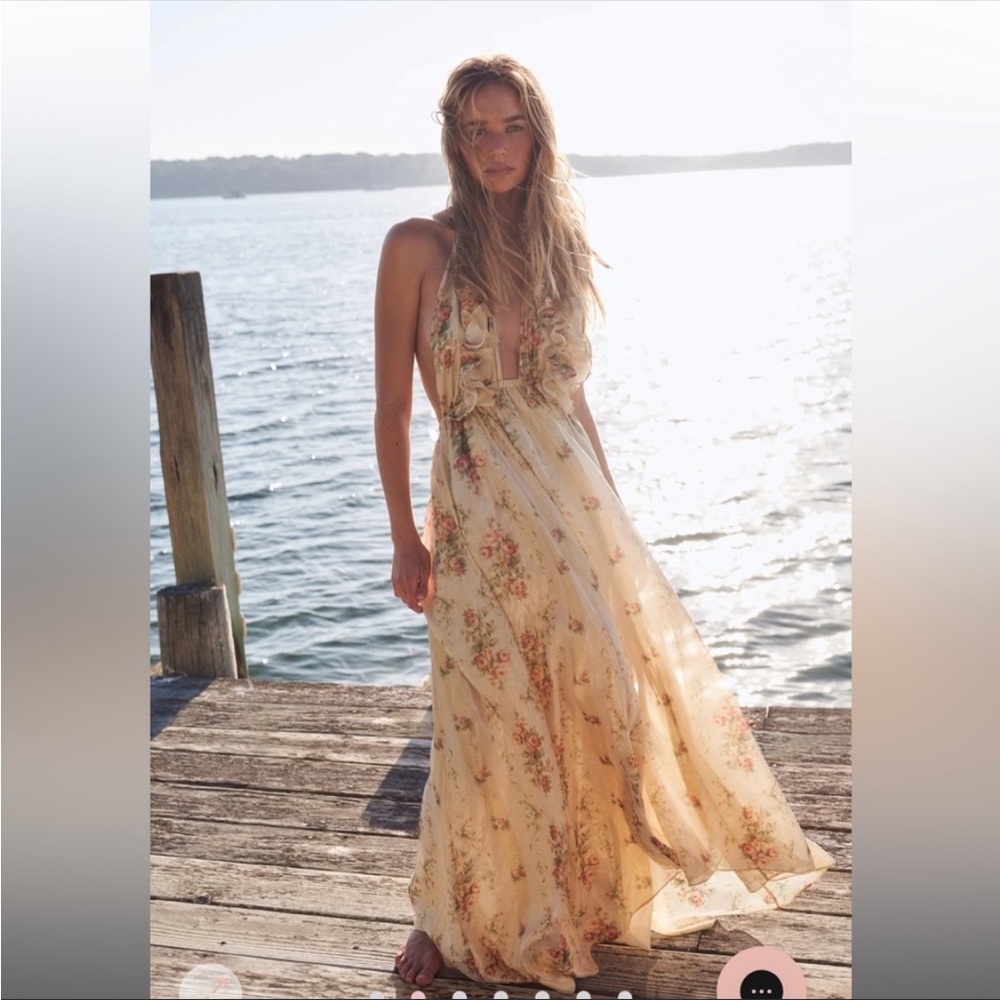 LOVESHACKFANCY STATEMENT DRESS - Picture 4 of 4